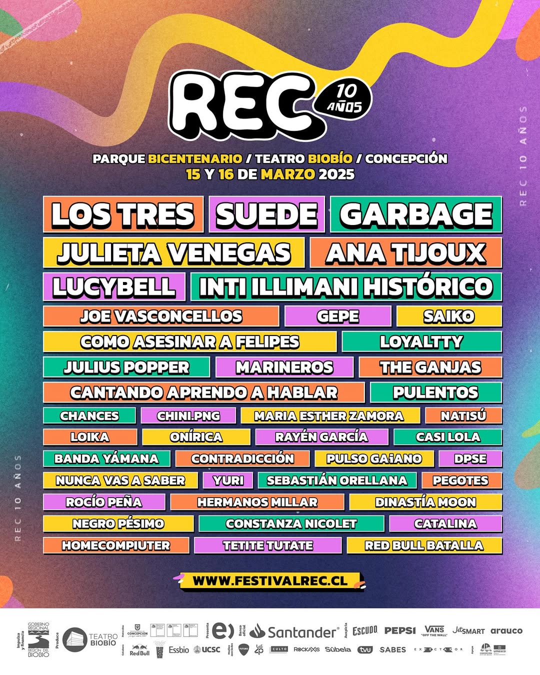 Rec Chile, 2025