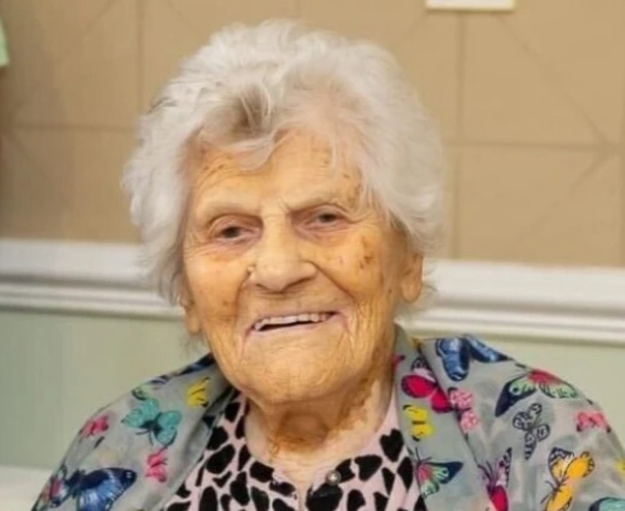 La señora Ethel Caterham en noviembre último