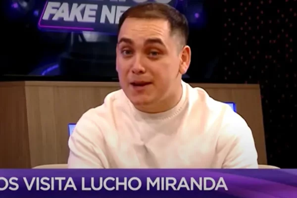 Haciendo patria allende Los Andes: Lucho Miranda acapara miradas en Argentina Lucho Miranda en TN Argentina
