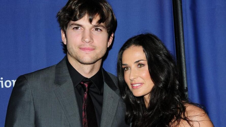 Más años, más estilo: 15 parejas donde ellas llevan la delantera 11 Demi Moore y Ashton Kutcher