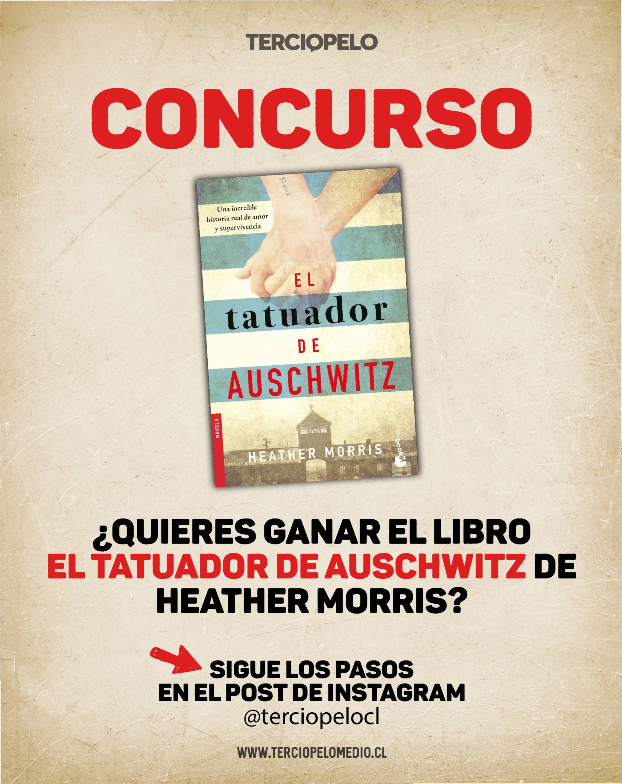 El tatuador de Auschwitz Concurso Libro Ganar