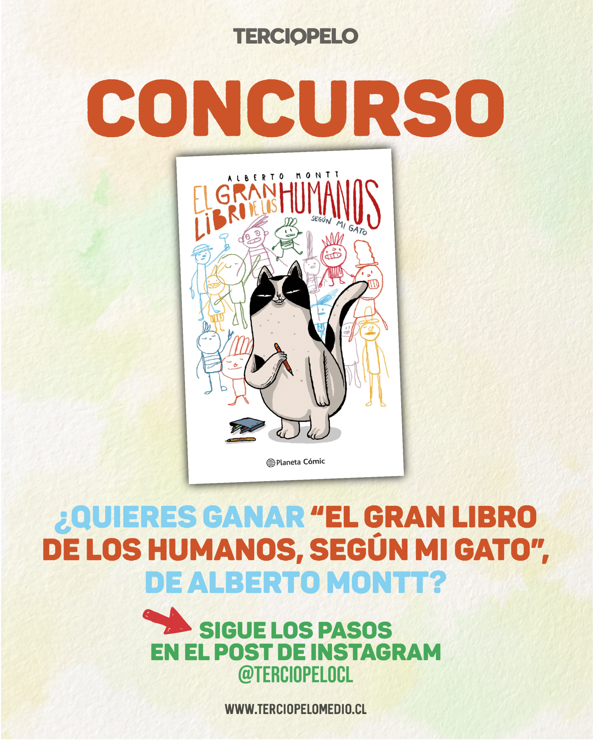 El gran libro de los humanos, según mi gato Alberto Montt Concurso Libro